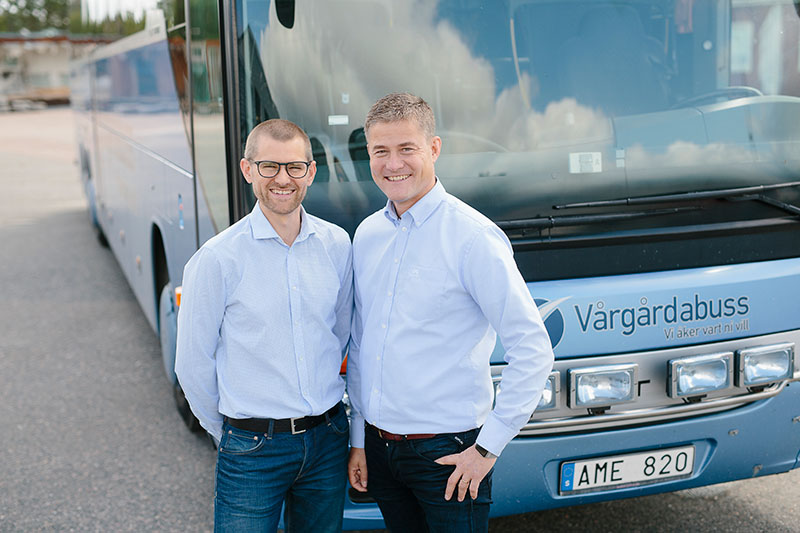 Vårgårdabuss - Joakim och Östen - delägare i Bivab