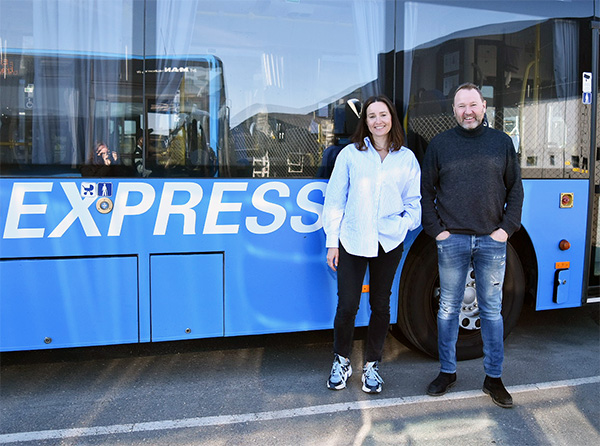 Frida Galle och Johan Jaktlund, Leja Touring.